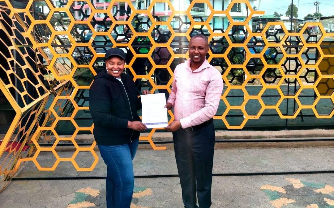 𝗦𝗲𝗺𝗲𝗿𝗶𝗮𝗻 𝗦𝗮𝗻𝗸𝗼𝗿𝗶, the Executive Director of Patinaai Osim KYALO MUTUA SAVANNAH HONEY
